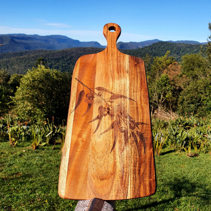 Eucalyptus Custom Engraved Australian Native Hardwood Chopping/Cutting ...
