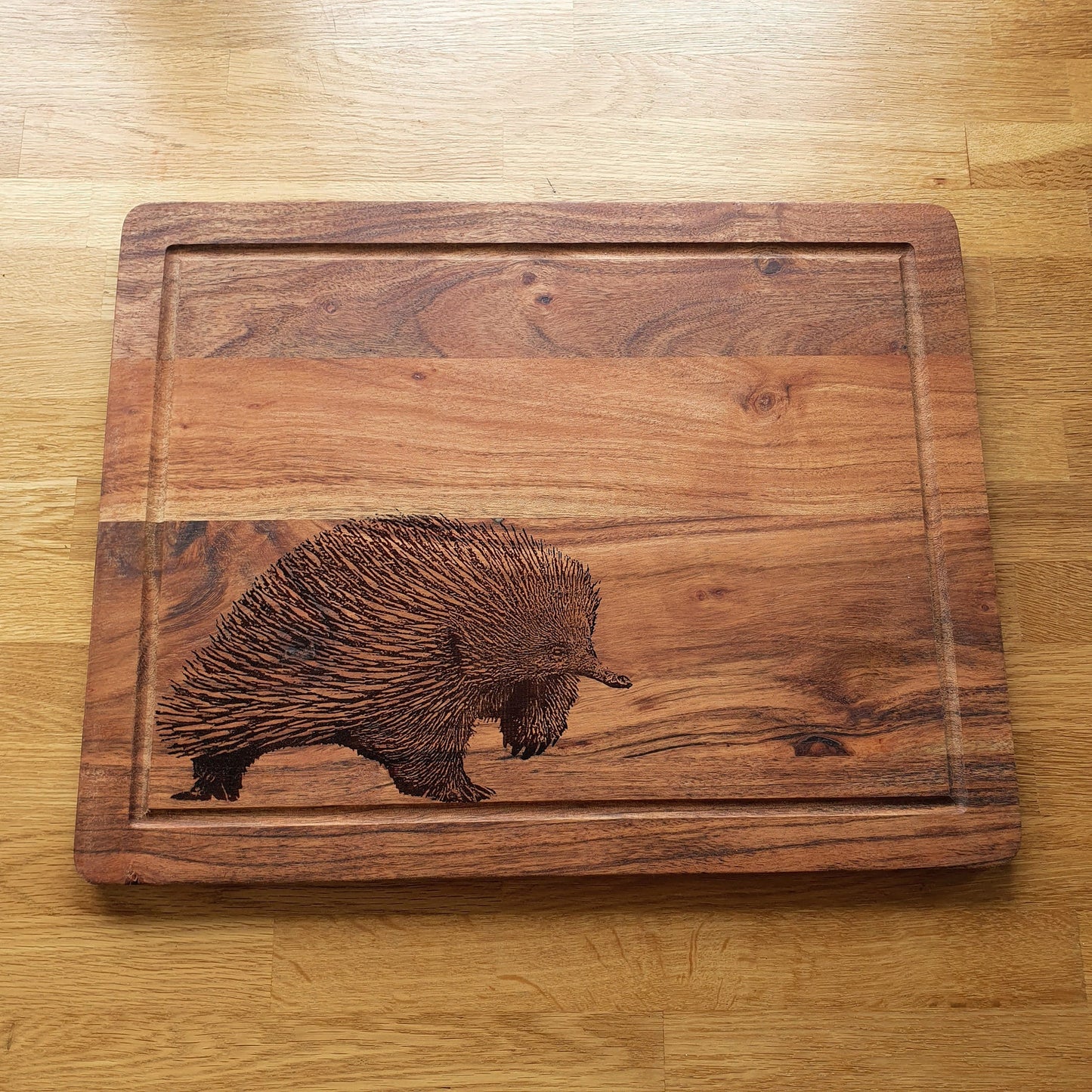 Echidna Australian Native Engraved Cutting Chopping Serving Board