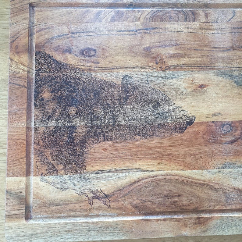 Tiger Quoll Spotted-tailed Quoll Custom Engraved Australian Native Chopping/Cutting Board