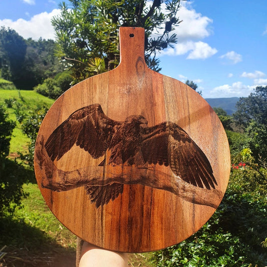 Wedge-tailed Eagle Australian Native Engraved Cutting Chopping Serving Board